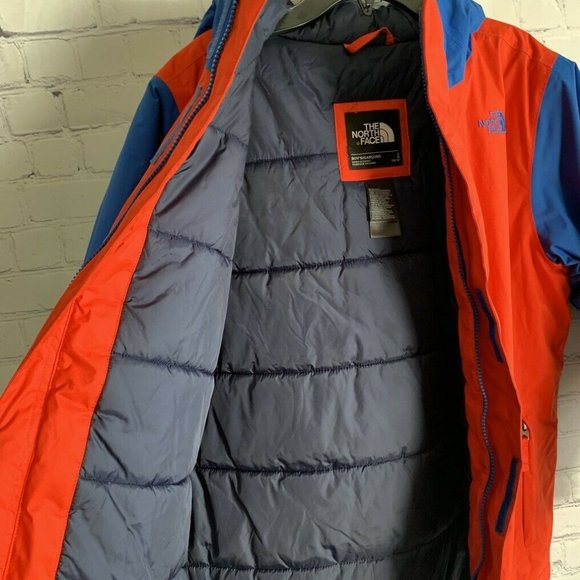 The North Face Darten Insulated Fiery Red Jacket Hooded Size Large (14/16) Boys - Picture 6 of 6